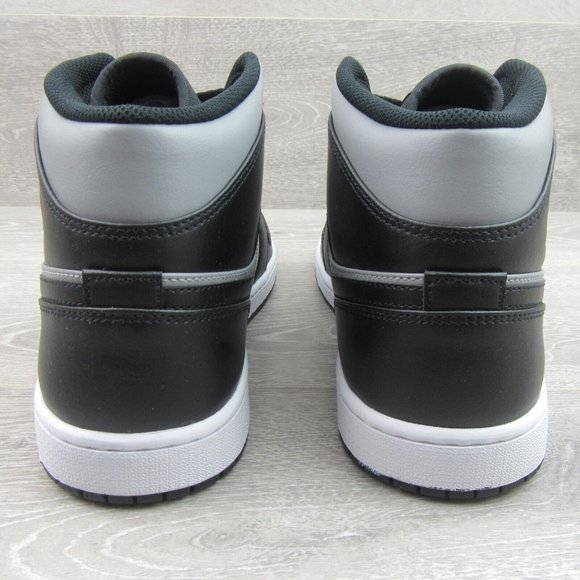 Air Jordan 1 Mid Shadow Red Black Shoes Men's Size 10.5 NEW - Picture 8 of 14